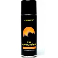 Аэрозоль CERTA лак термостойкий до 300°С полуглянцевый влагостойкий прозрачный 520мл Фото аэрозоль certa лак термостойкий до 300°с полуглянцевый влагостойкий прозрачный 520мл