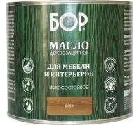 Фото масло деревозащитное для мебели и интерьеров орех (бан. 1,7кг)