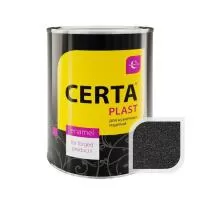 "CERTA-PLAST" с эффектом металлик черный 0,8кг (6 шт/уп) Купить кузнечные эмали, краски Воронеж Россия. Интернет-магазин кузнечные краски, эмали, грунтовки, деревозащитные составы с доставкой по г. Воронеж и другим городам России. Стамкрафт