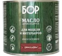 Фото масло деревозащитное для мебели и интерьеров красное дерево (бан. 1,7кг)