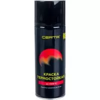 Аэрозоль "CERTA" антикорозионный термостойкий черный 1200°С 520мл (6 шт/уп) Фото аэрозоль "certa" антикорозионный термостойкий черный 1200°с 520мл (6 шт/уп)