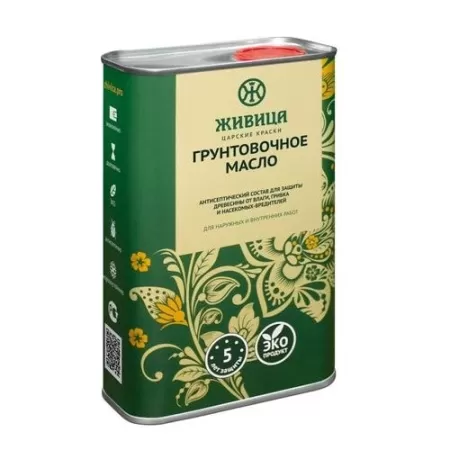 Фото грунтовочное масло. антисептик "живица" 1л бесцветное 