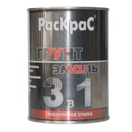 Фото грунт-эмаль раскрас шоколадный  (бан. 0.9кг)