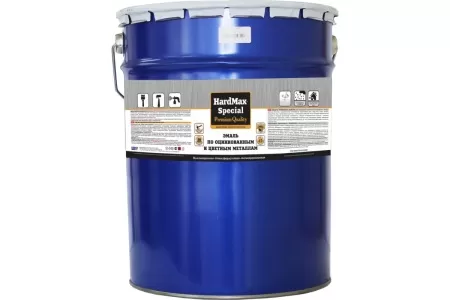 Фото эмаль по оцинкованным и цветным металлам hardmax special зеленый ral6002 (бан.18кг)