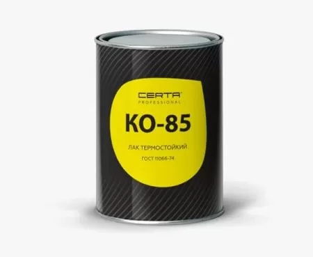 Фото лак ко-85 бесцветный термостойкость до 250°с (фас. 0,7кг) (6 шт/уп)