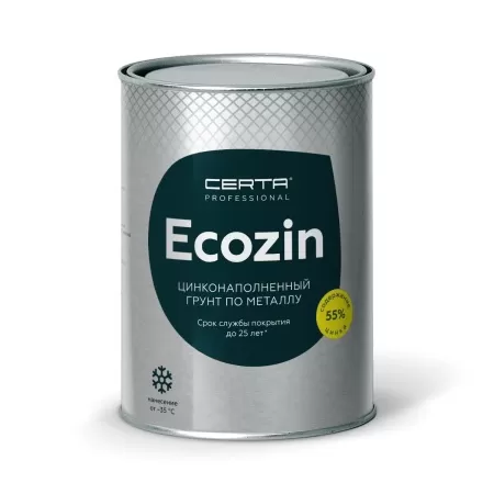 Фото ecozin-а серый термостойкость до 350°с (фас. 0,8кг) (6 шт/уп)