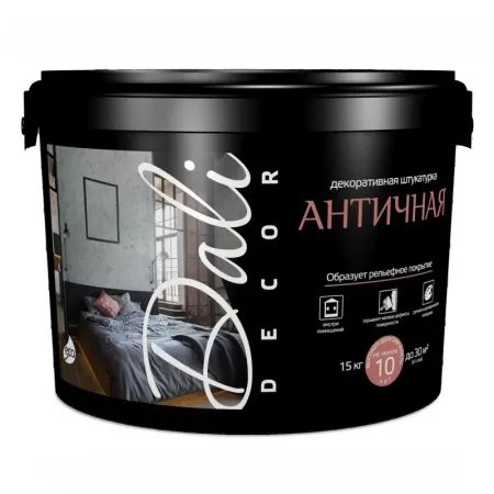 Фото штукатурка декор. "dali-decor" "античная" 15 кг (1) "рогнеда"