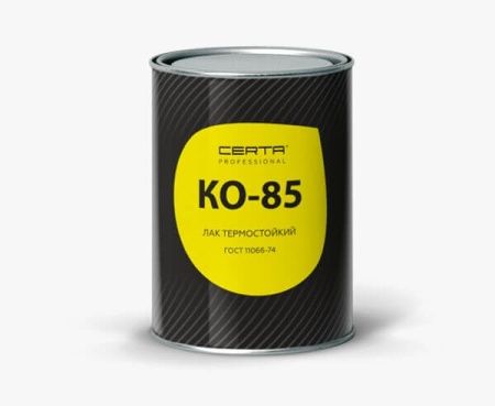 Фото лак ко-85 бесцветный термостойкость до 250°с (фас. 0,7кг) (6 шт/уп)