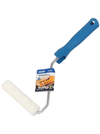 Фото валик малярный акор, мини, велюр, 110 мм, 300 мм, с бюгелем, 501 30 110